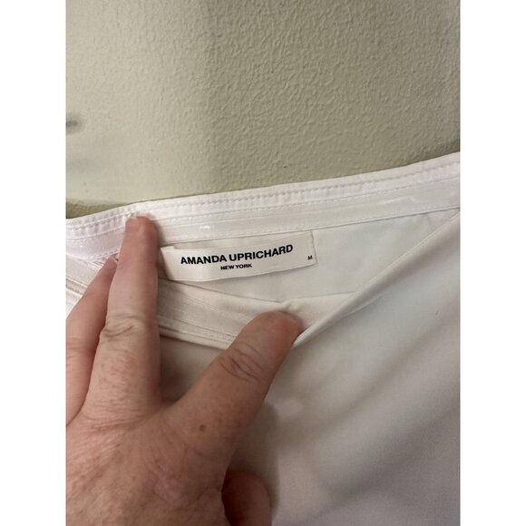 Amanda Uprichard Women's Medium Leeza White Cutout Strapless Dress Revolve - Picture 4 of 4